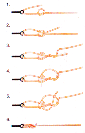 Универсальный узел для крепления рыболовного крючка или блесны